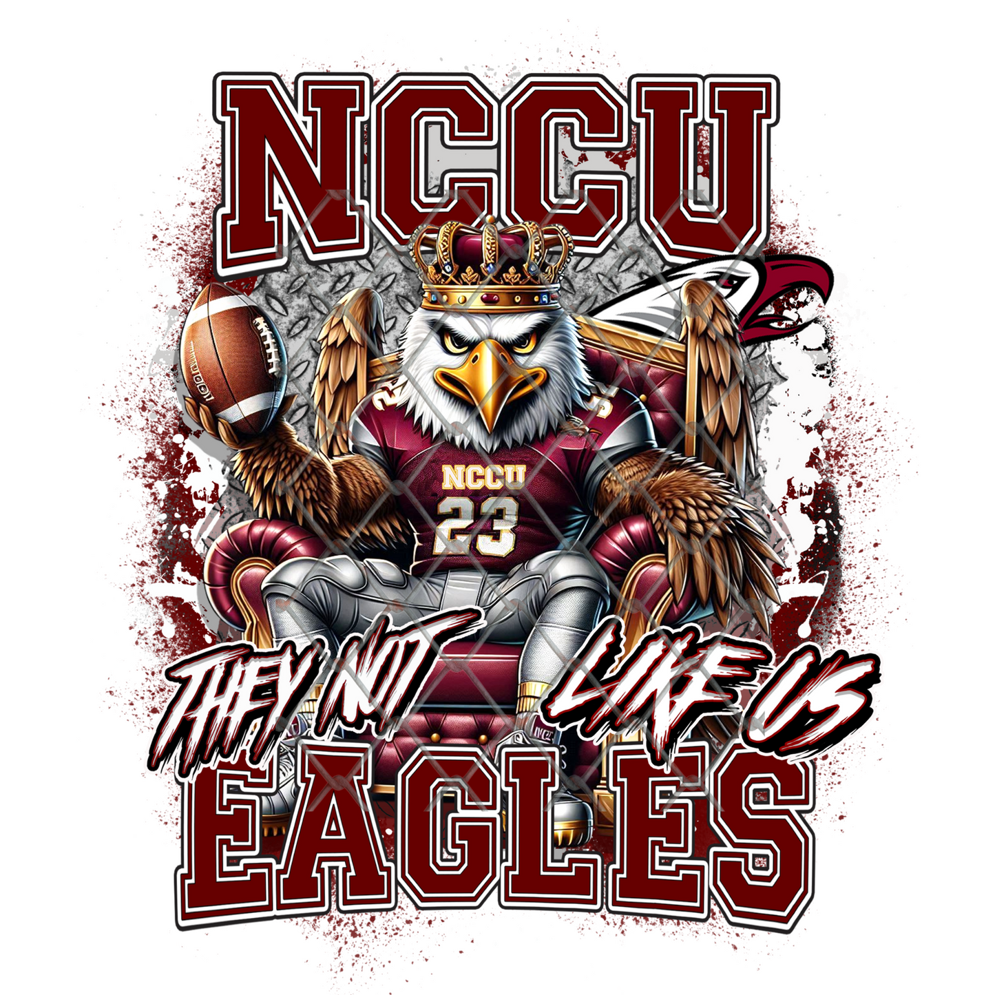 HBCU THEY NOT LIKE US FOOTBALL T-SHIRT TRANSFERS (SUBLIMATION)
