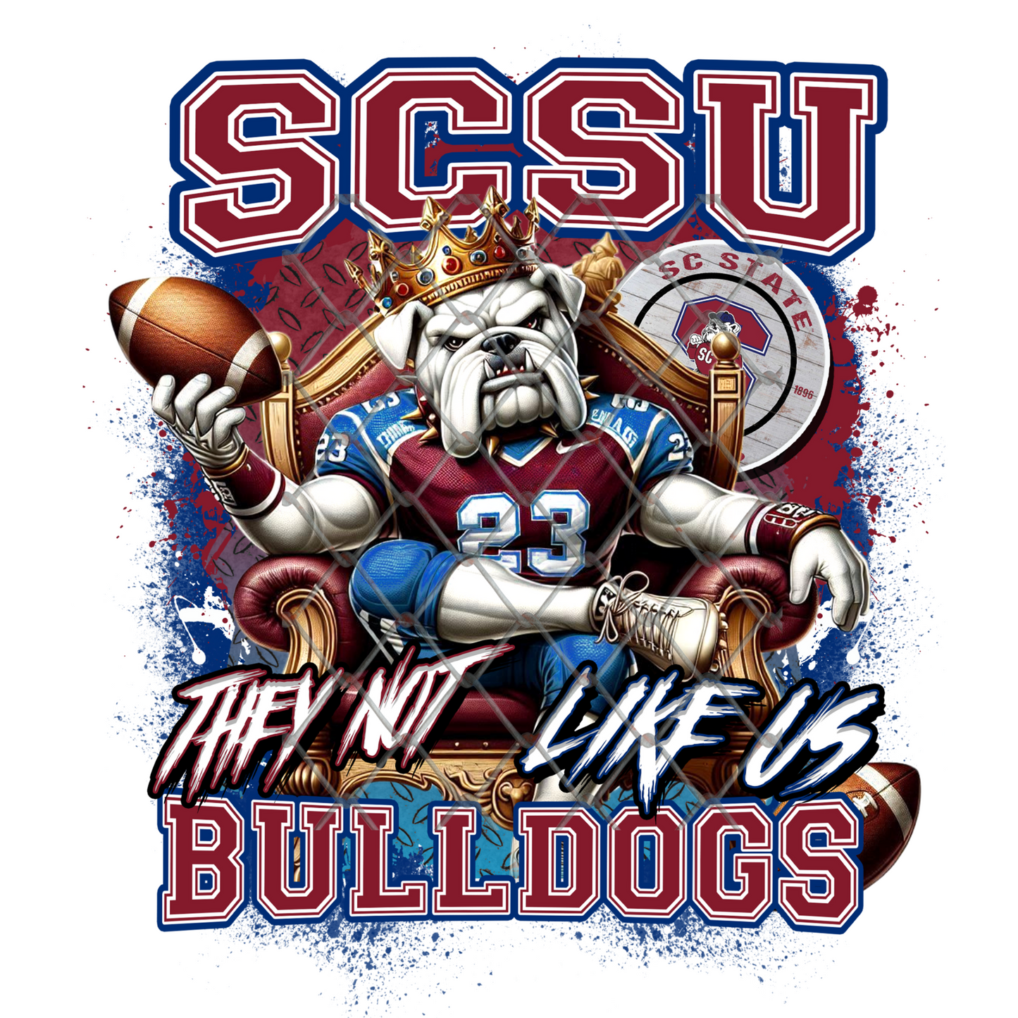HBCU THEY NOT LIKE US FOOTBALL T-SHIRT TRANSFERS (SUBLIMATION)