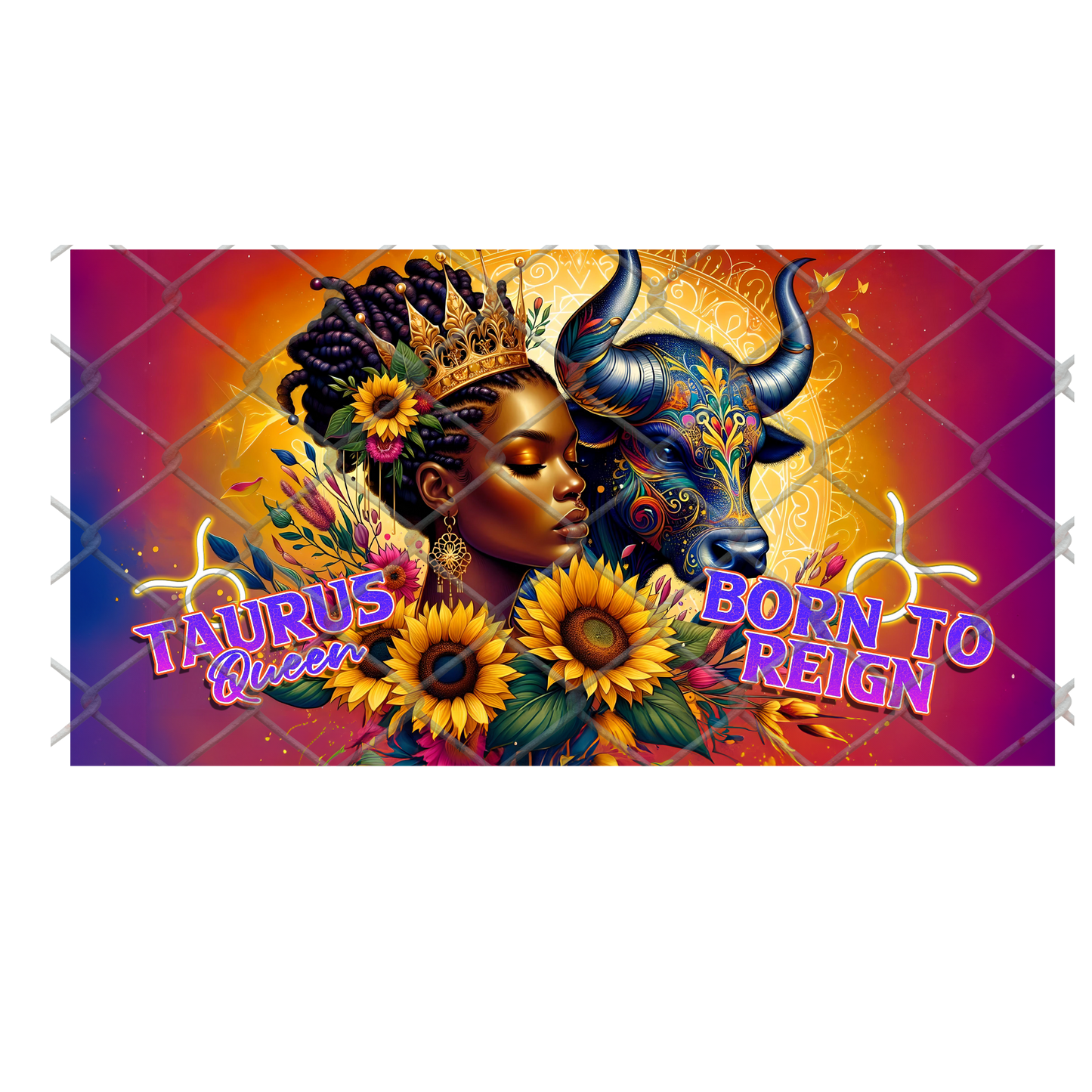 ZODIAC QUEENS CLACK FAN TRANSFER (Sublimation) (SINGLES) (Ready to Press)