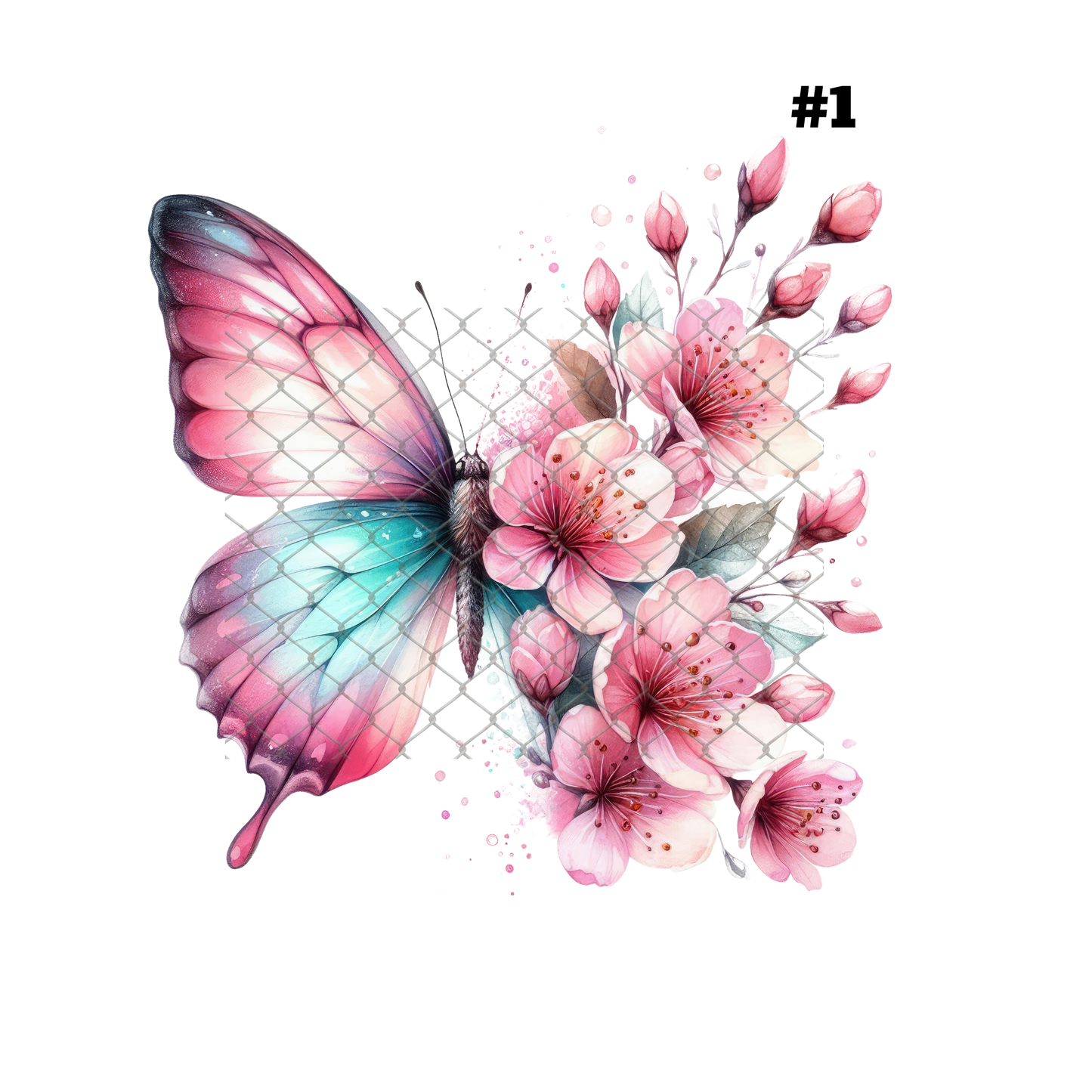 $2 Tuesday ONLY - BUTTERFLY T-Shirt Sublimation Transfers
