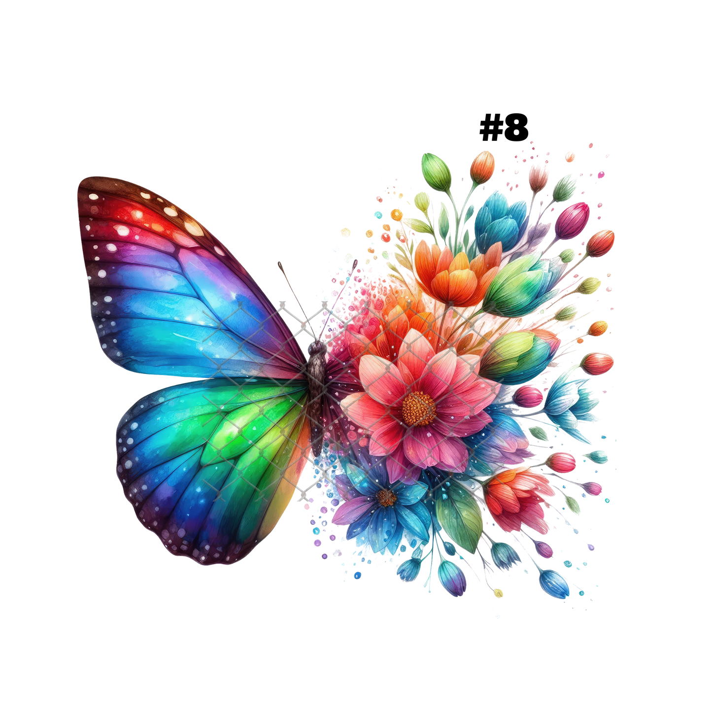 $2 Tuesday ONLY - BUTTERFLY T-Shirt Sublimation Transfers