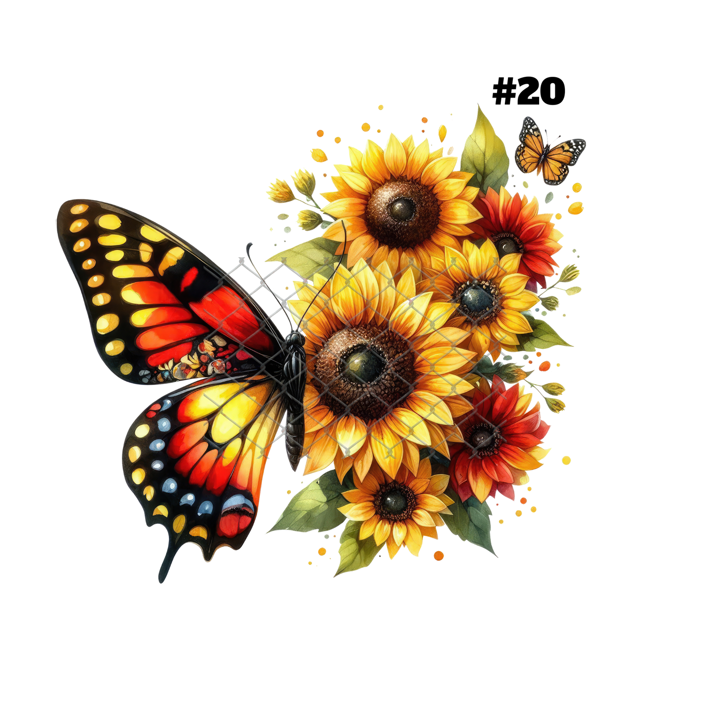 $2 Tuesday ONLY - BUTTERFLY T-Shirt Sublimation Transfers