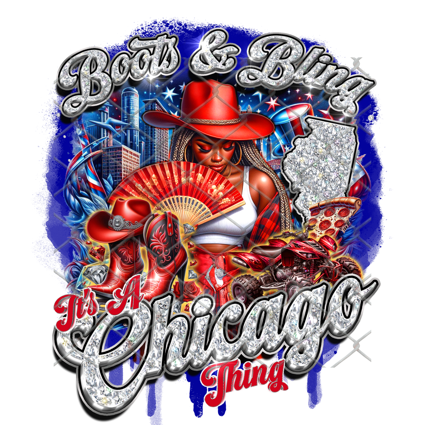 BOOTS (REP YOUR STATE) SUBLIMATION T-SHIRT Transfers
