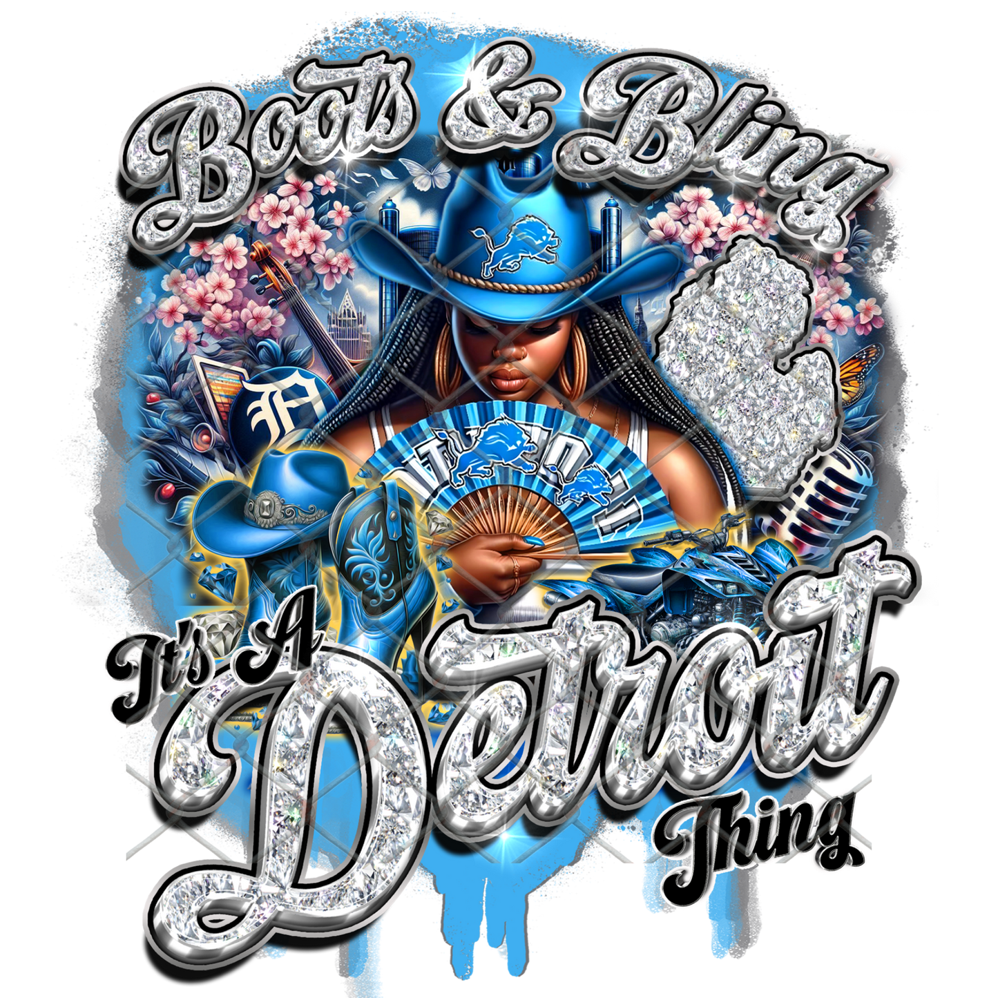 BOOTS (REP YOUR STATE) SUBLIMATION T-SHIRT Transfers