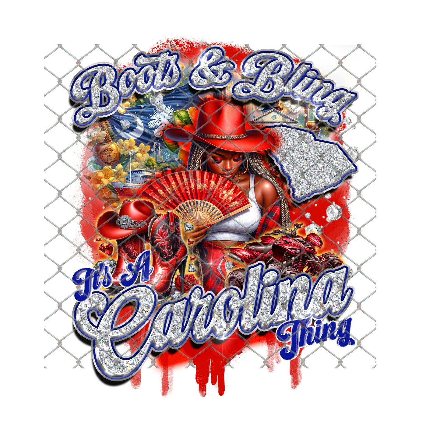 $2 Tuesday ONLY - BOOTS (REP YOUR STATE) SUBLIMATION T-SHIRT Transfers