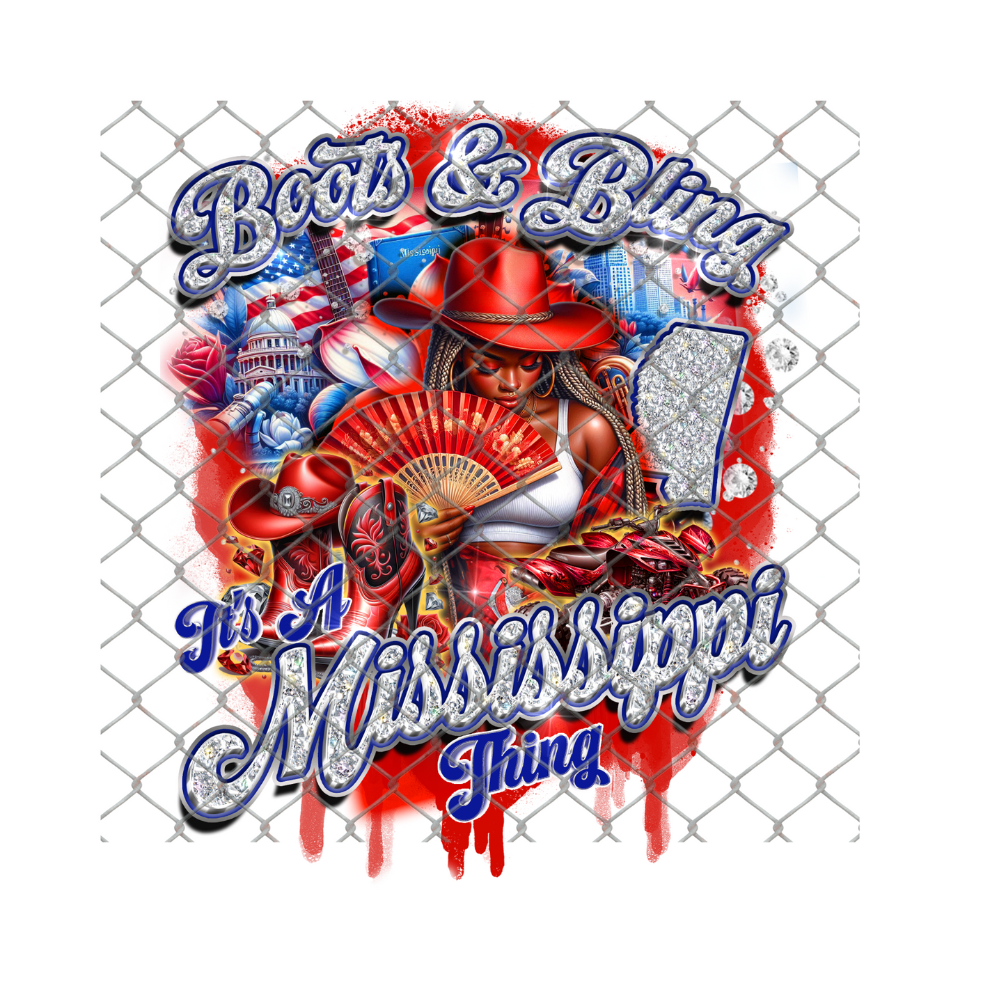 $2 Tuesday ONLY - BOOTS (REP YOUR STATE) SUBLIMATION T-SHIRT Transfers