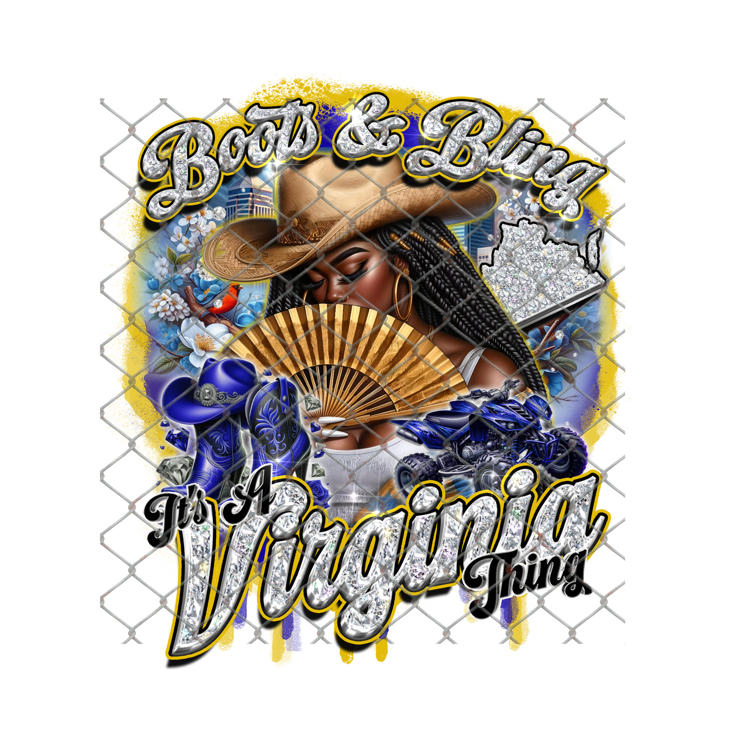 $2 Tuesday ONLY - BOOTS (REP YOUR STATE) SUBLIMATION T-SHIRT Transfers