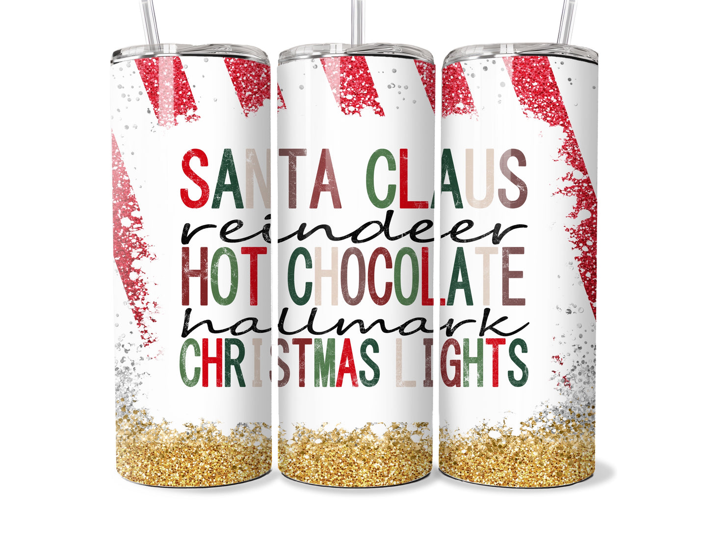 Christmas-1 TUMBLER WRAPS (2pks)