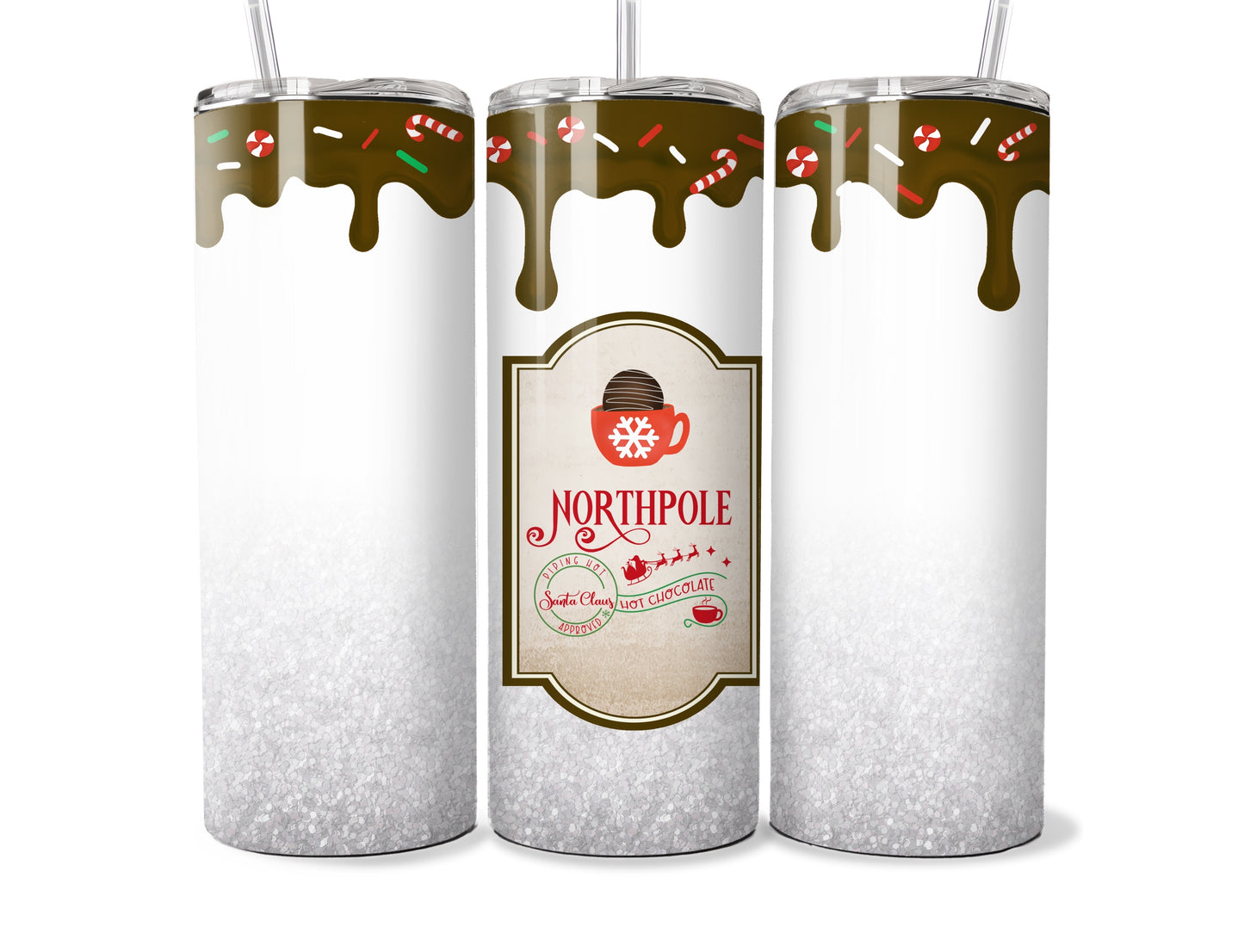 Christmas-1 TUMBLER WRAPS (2pks)