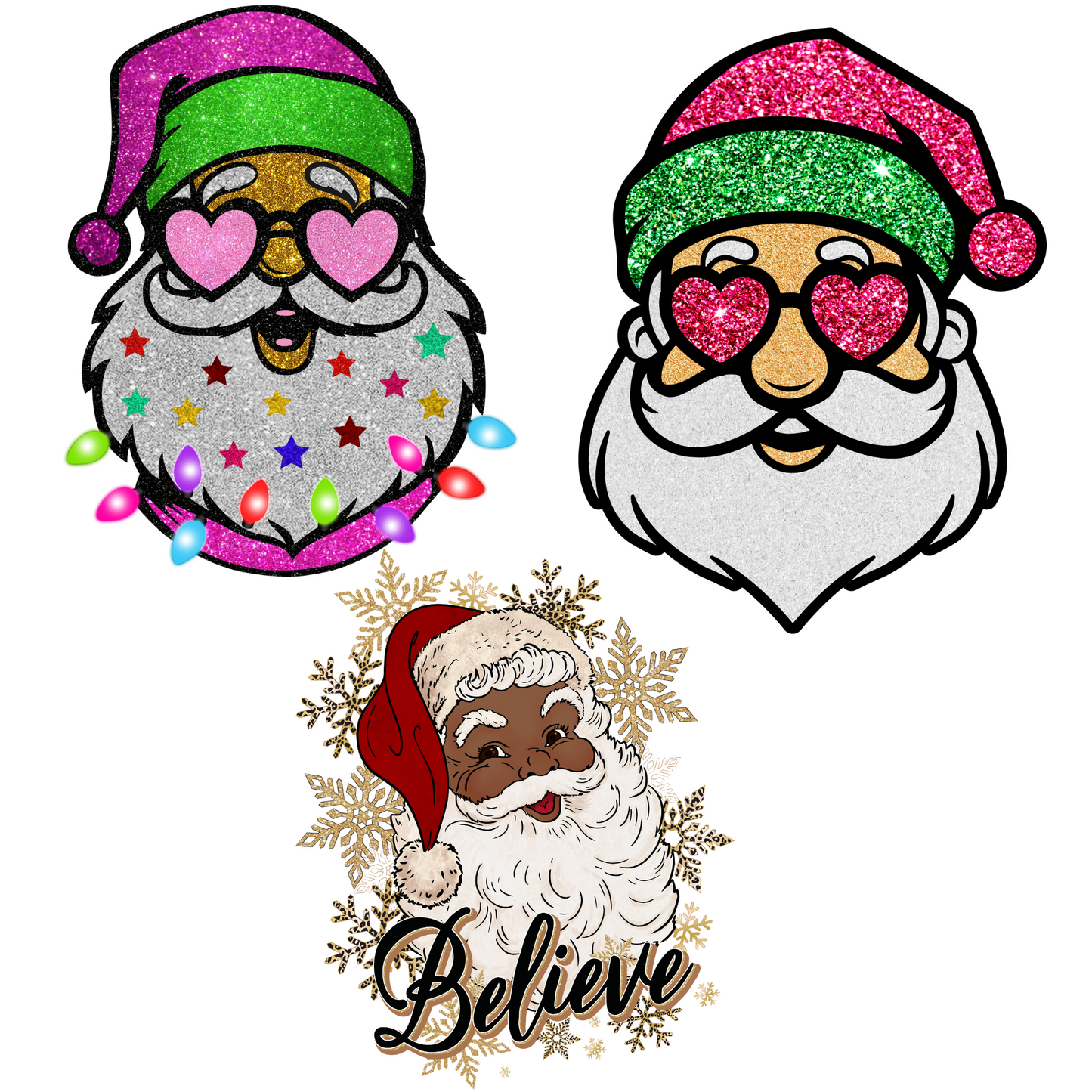 SANTA Sublimation Transfers