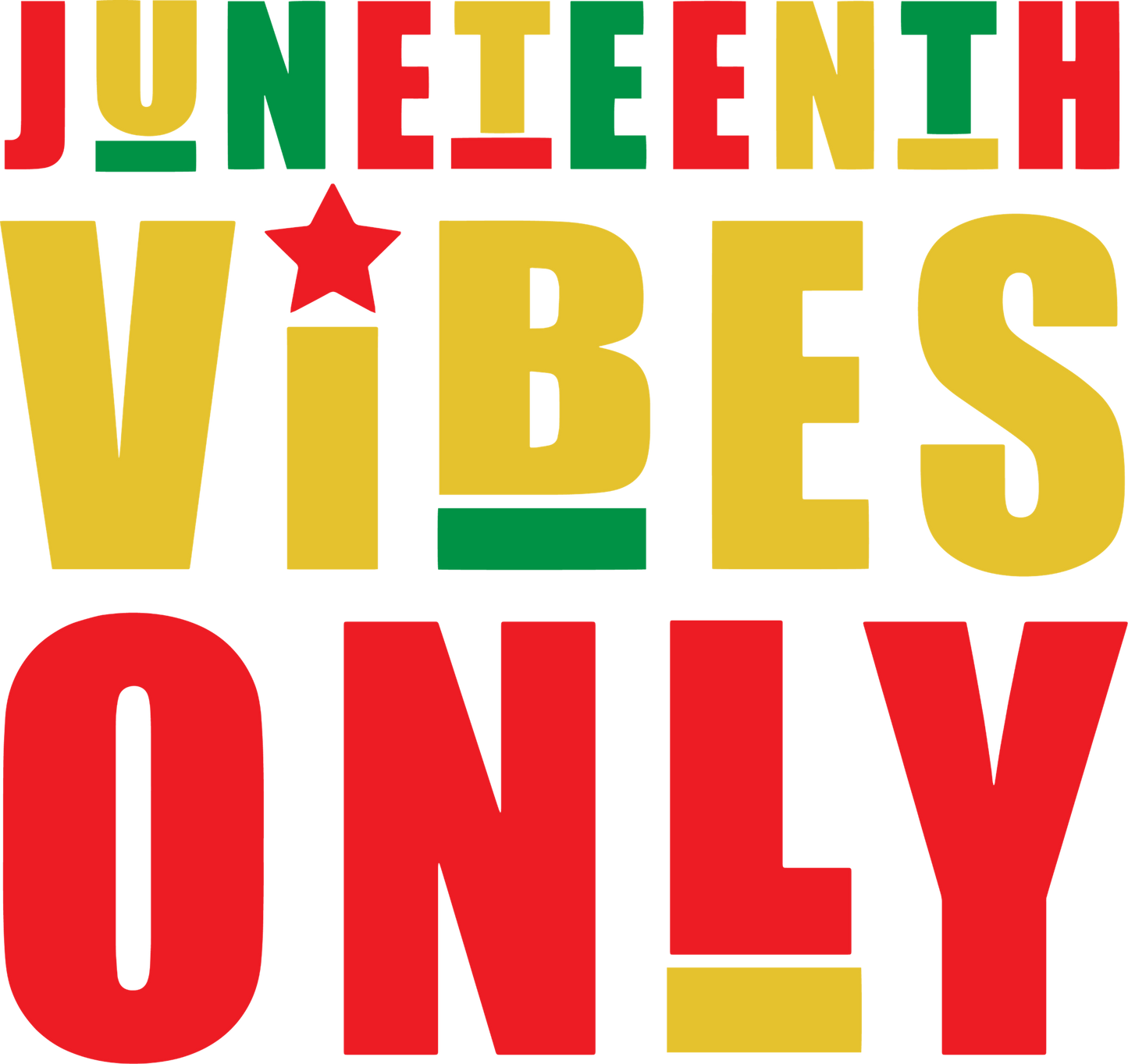 $2 Wholesale - JUNETEENTH RETRO Sublimation T-Shirt Transfers