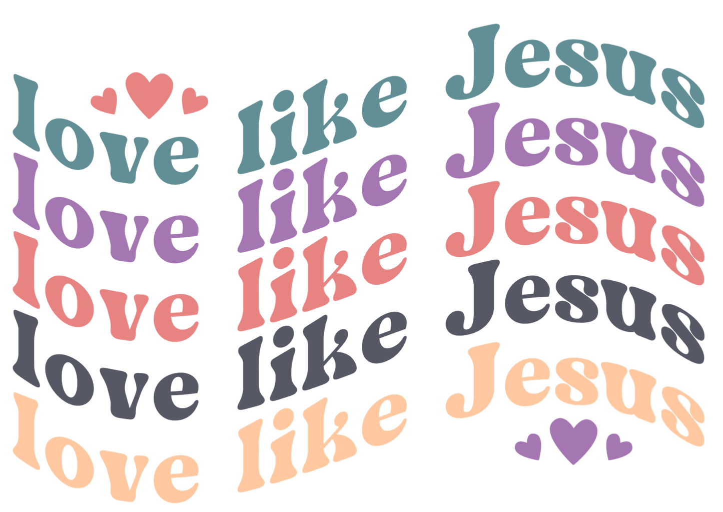 $2 Tuesday ONLY - FAITH T-Shirt Sublimation Transfers