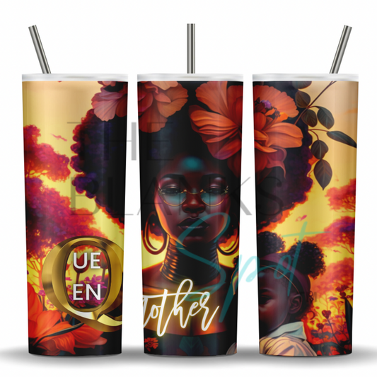 Queen Mother (Tumbler Wrap Transfer)(SUBLIMATION)