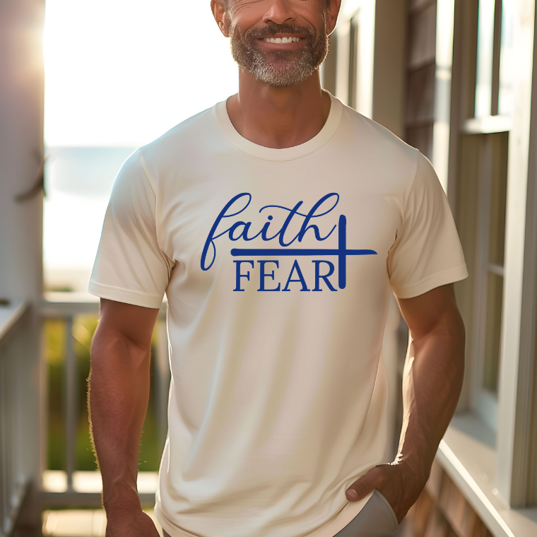 Faith over Fear (Screenprint Transfer)