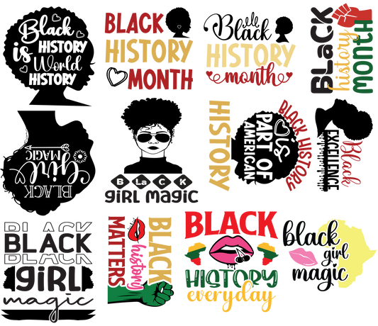 Black History_2 Sublimation BUNDLE
