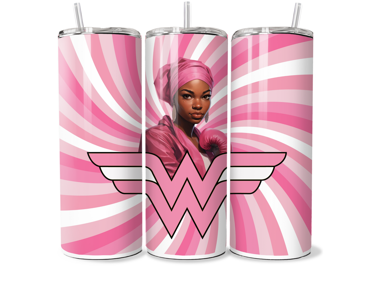 Pink Ribbon (Tumbler Wraps) (Sublimation)