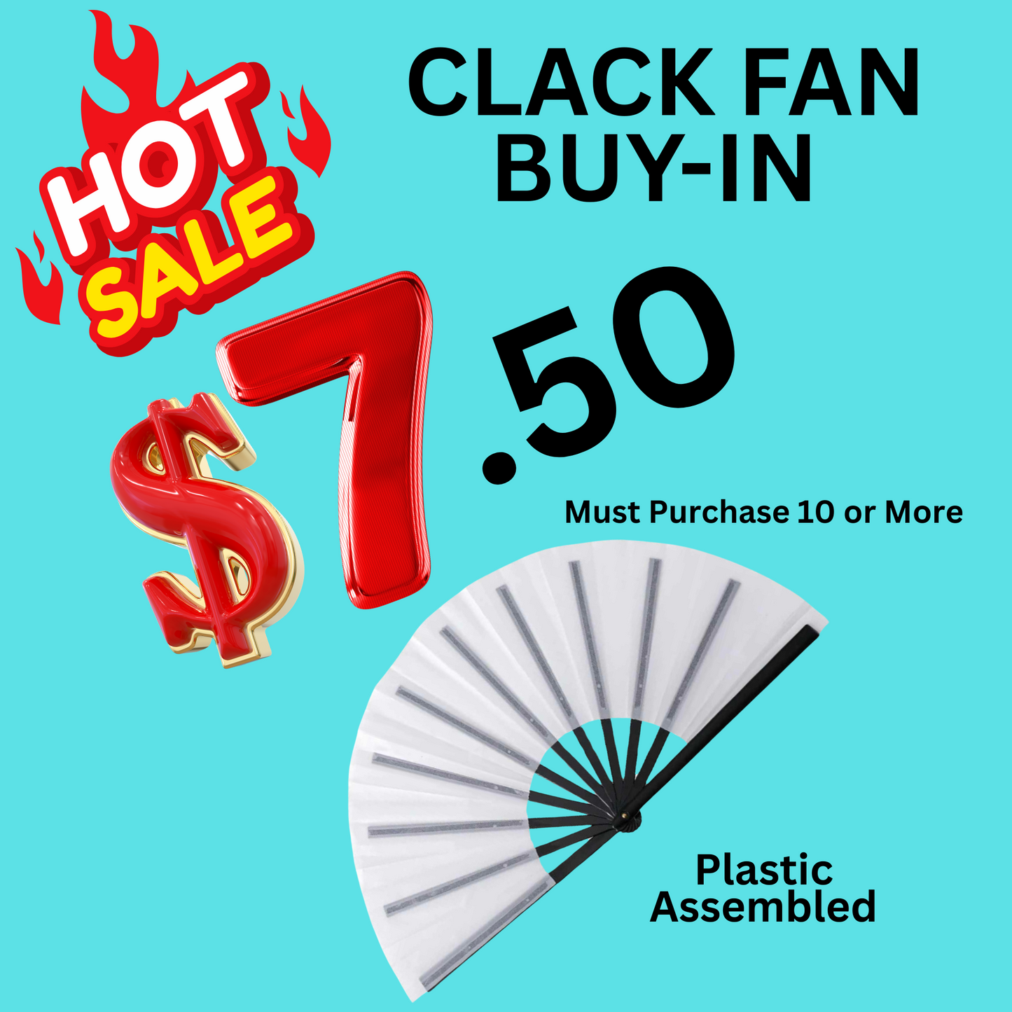 Fan (CLACK) BUY-IN ONLY BLANK