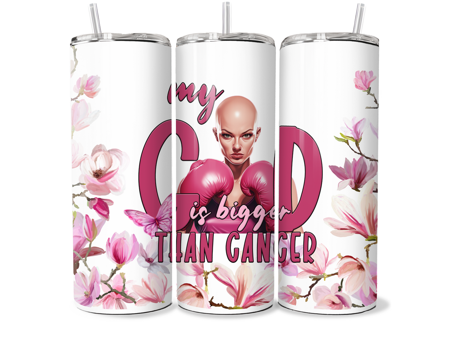 Pink Ribbon (Tumbler Wraps) (Sublimation)