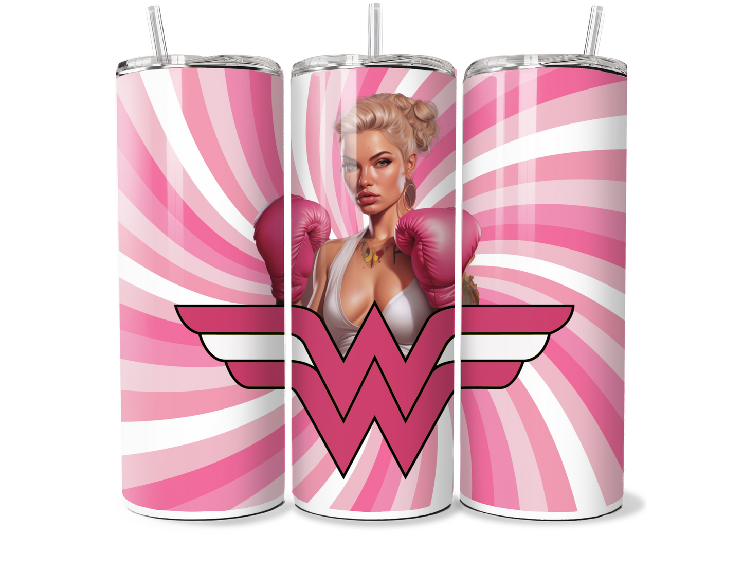 Pink Ribbon (Tumbler Wraps) (Sublimation)
