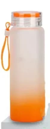 17oz Gradient Frosted Glass Water Bottles