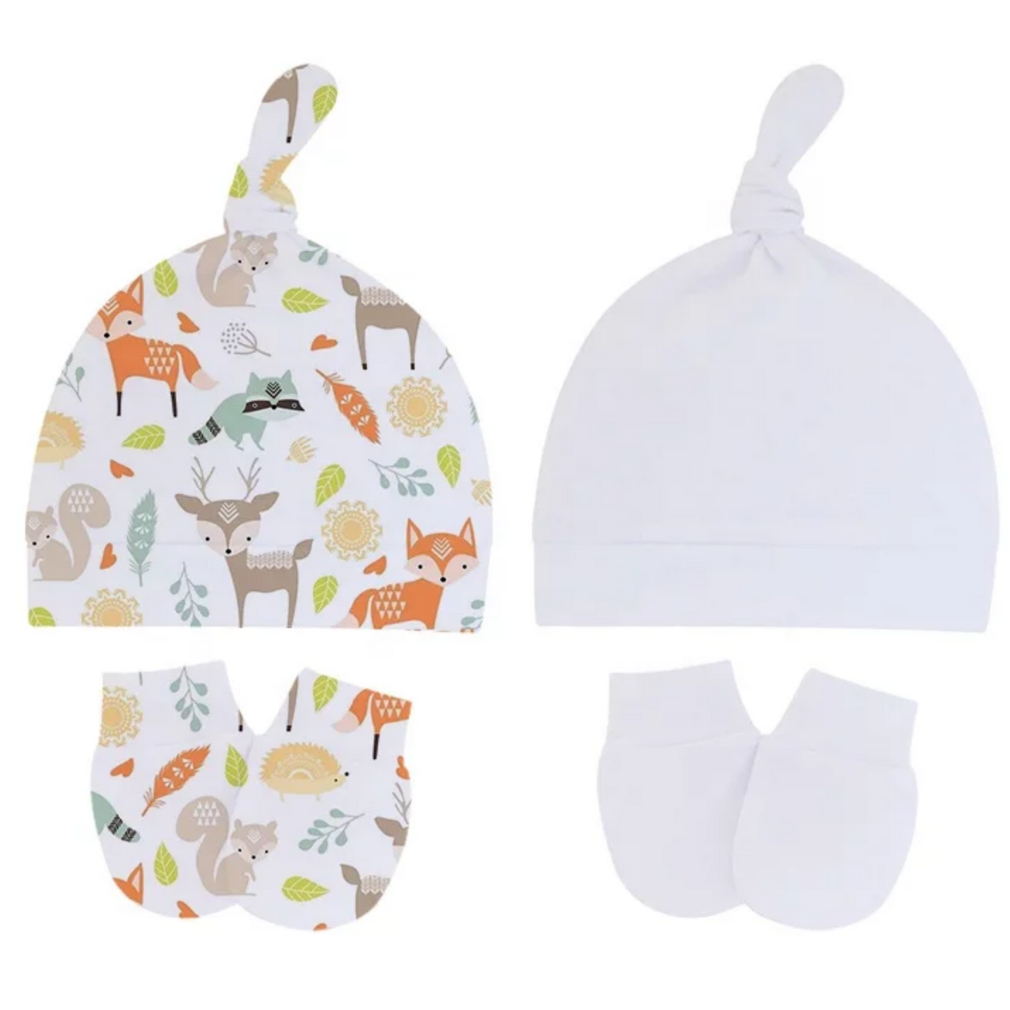 Infant Sublimation Beanie and Mitten Set