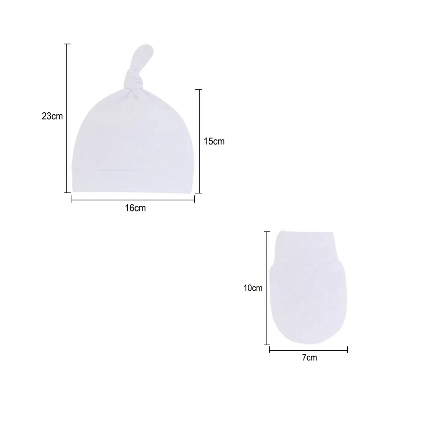 Infant Sublimation Beanie and Mitten Set