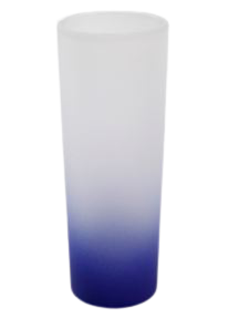 3oz Gradient Colorful Bottom Frosted Sublimation Shot Glass
