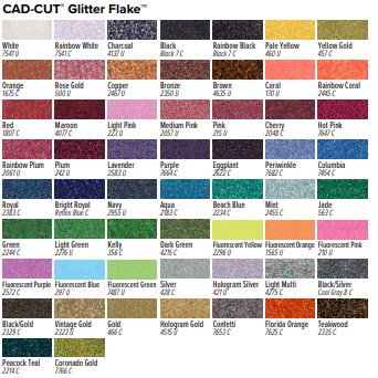 Stahls' CAD-CUT® GLITTER FLAKE HTV