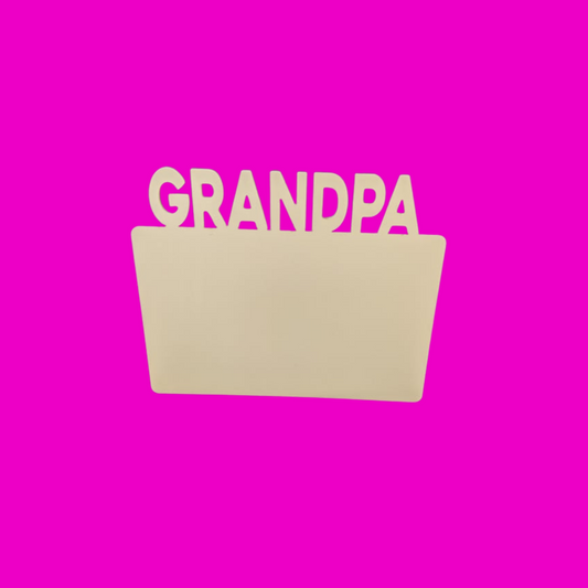 GRANDPA Photo Frame Sublimation