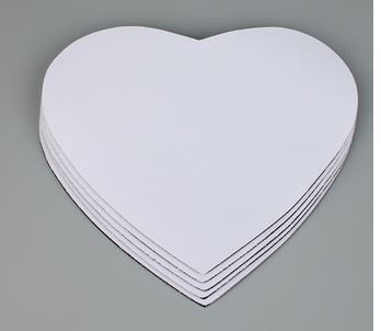 Mouse Pads for Sublimation - Square, Heart and Circle