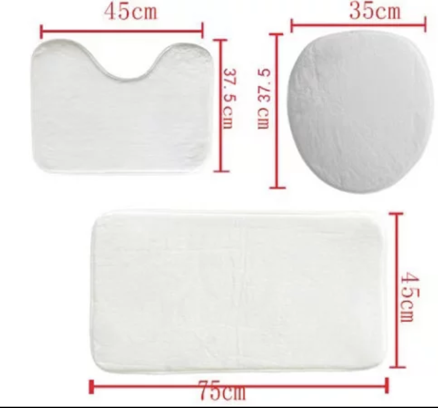 Bath Mat Set for Sublimation