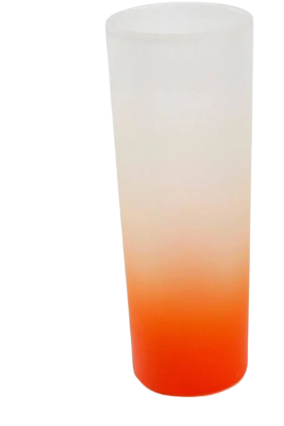 3oz Gradient Colorful Bottom Frosted Sublimation Shot Glass