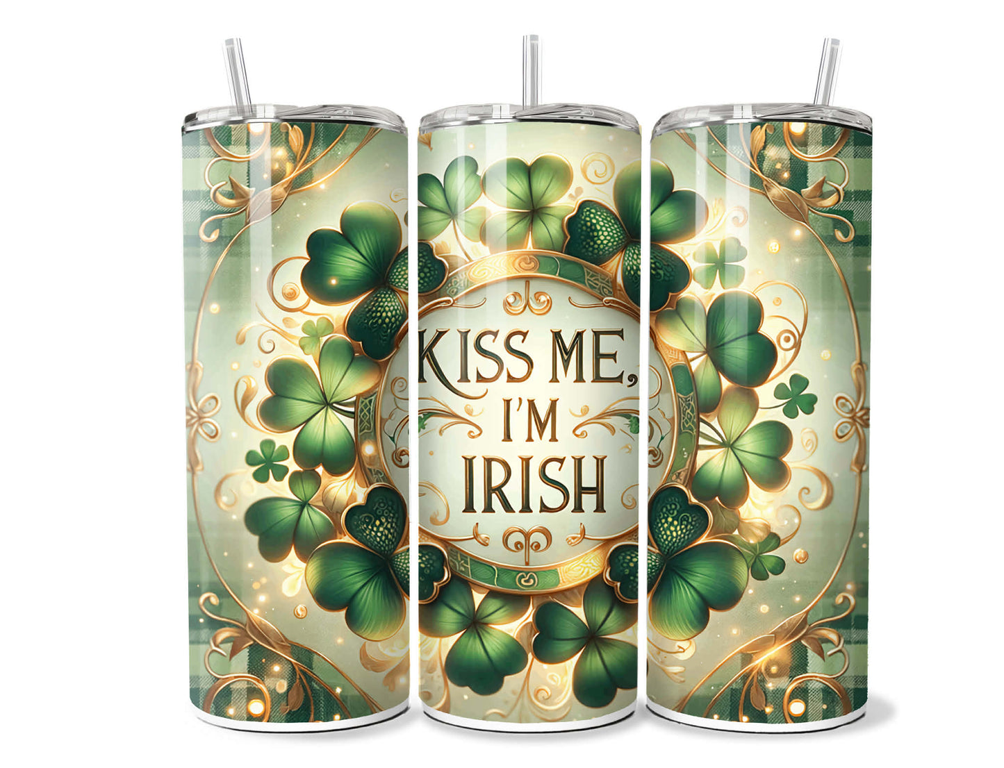 St. Patrick's Day TUMBLER Wrap Sublimation Transfers