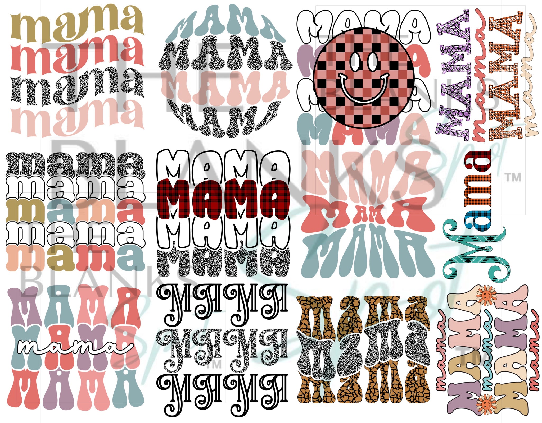 Mama Sublimation Gang Sheet