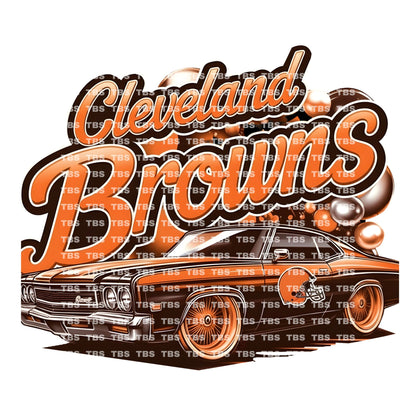 FOOTBALL & CARS DIE-CUT ADHESIVE VINYL DECAL
