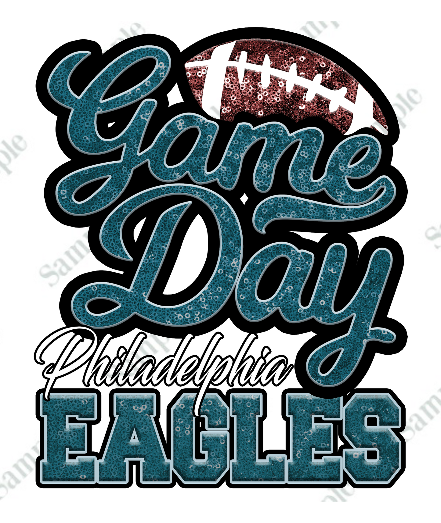 Game Day FOOTBALL T-SHIRT TRANSFERS (DTF or SUBLIMATION)