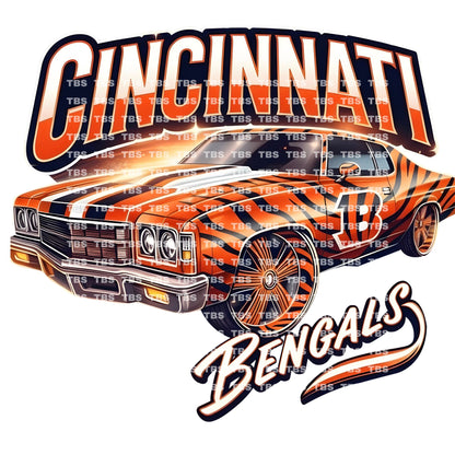 FOOTBALL & CARS DIE-CUT ADHESIVE VINYL DECAL