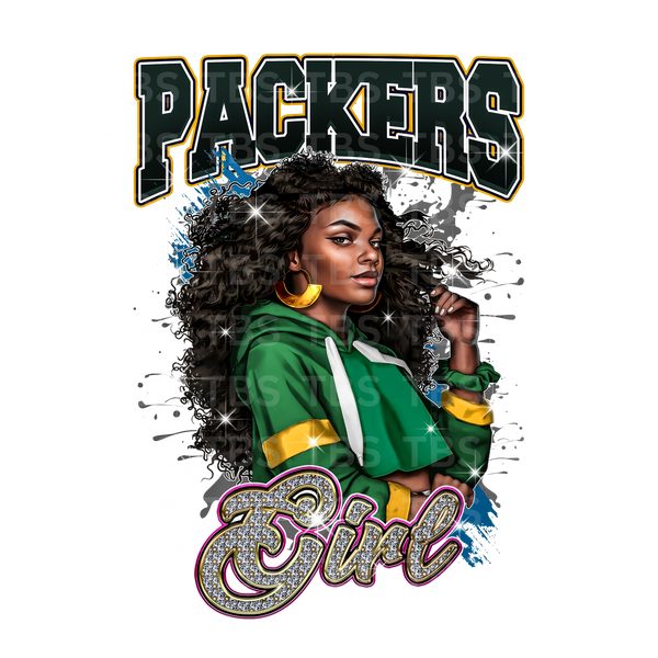 FOOTBALL LADIES  T-SHIRT TRANSFERS (DTF or SUBLIMATION)