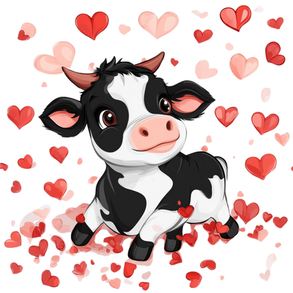 $2 Tuesday ONLY - Valentine's COW Sublimation Transfers