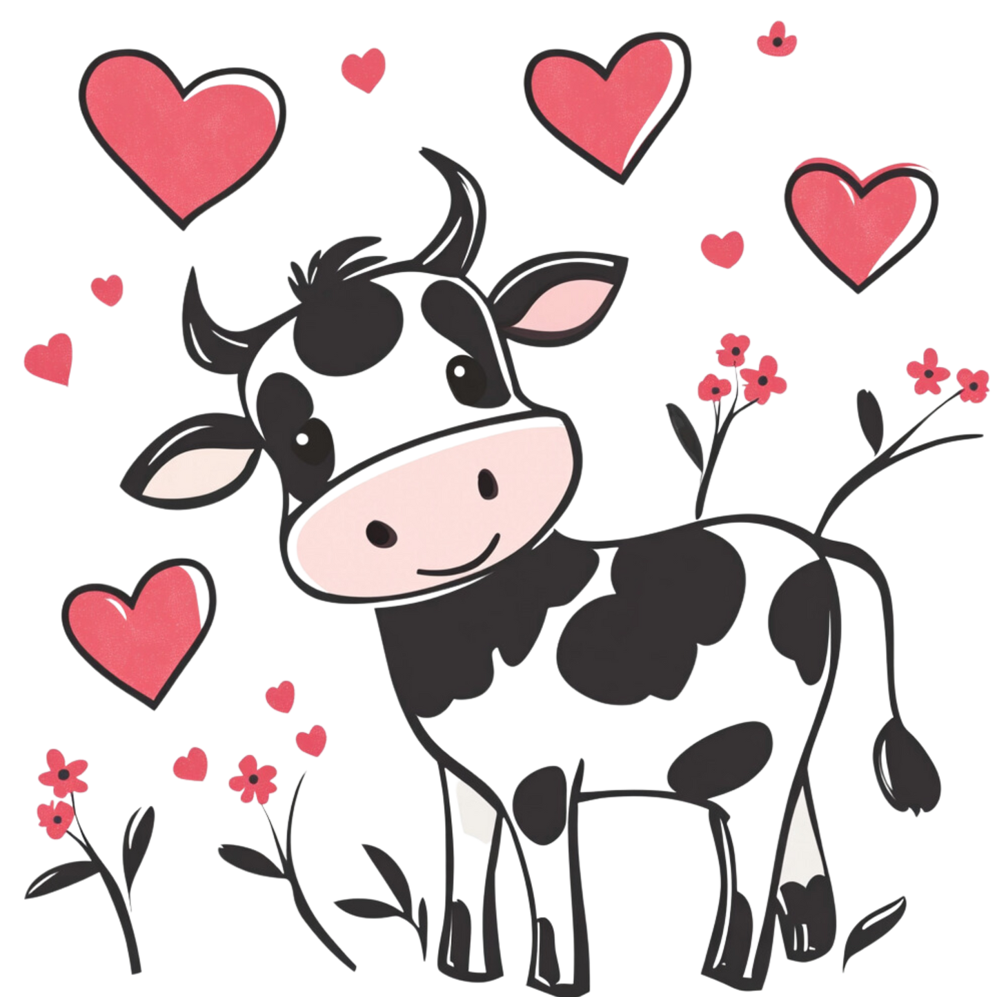 $2 Tuesday ONLY - Valentine's COW Sublimation Transfers