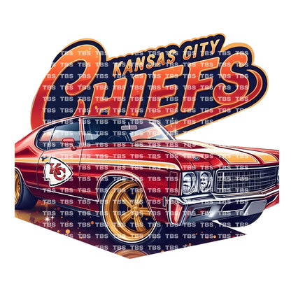 FOOTBALL & CARS DIE-CUT ADHESIVE VINYL DECAL