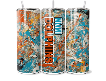 SPLATTAFLAGE FOOTBALL SUBLIMATION TUMBLER WRAPS For 20oz Tumblers