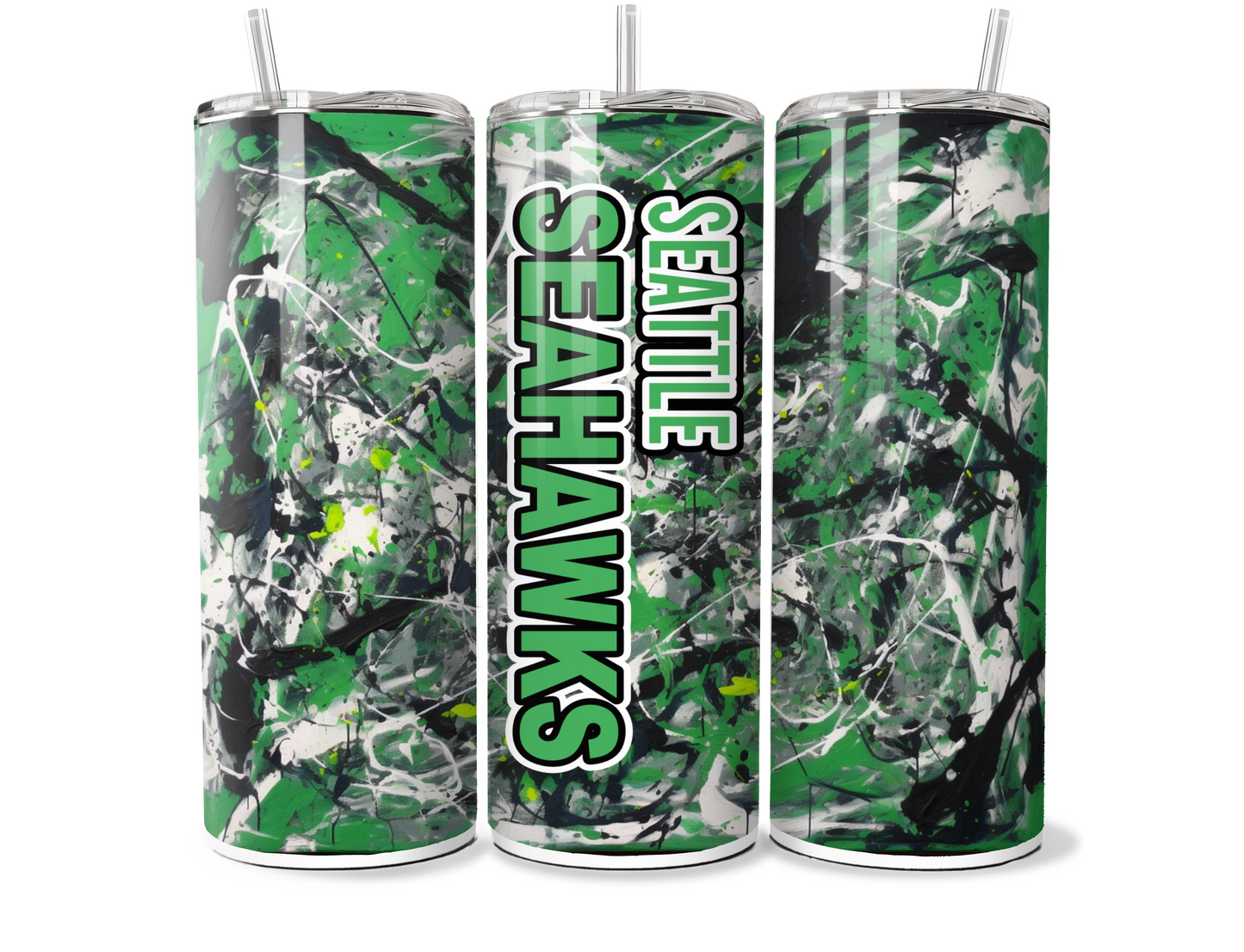 SPLATTAFLAGE FOOTBALL SUBLIMATION TUMBLER WRAPS For 20oz Tumblers