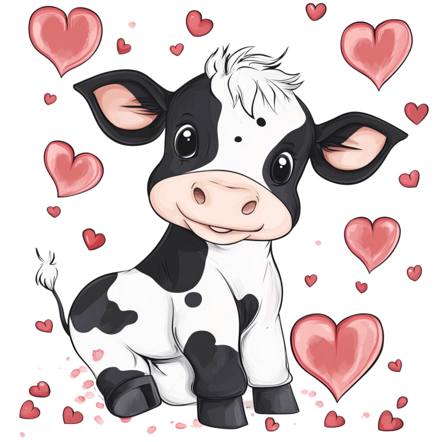 $2 Tuesday ONLY - Valentine's COW Sublimation Transfers