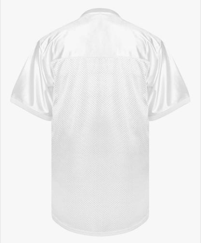 FOOTBALL JERSEY - 100% POLYESTER (READY FOR SUBLIMATION OR ANY OTHER PRINTING PROCESS)(PRE-ORDER)(NO DISCOUNT ALLOWED)