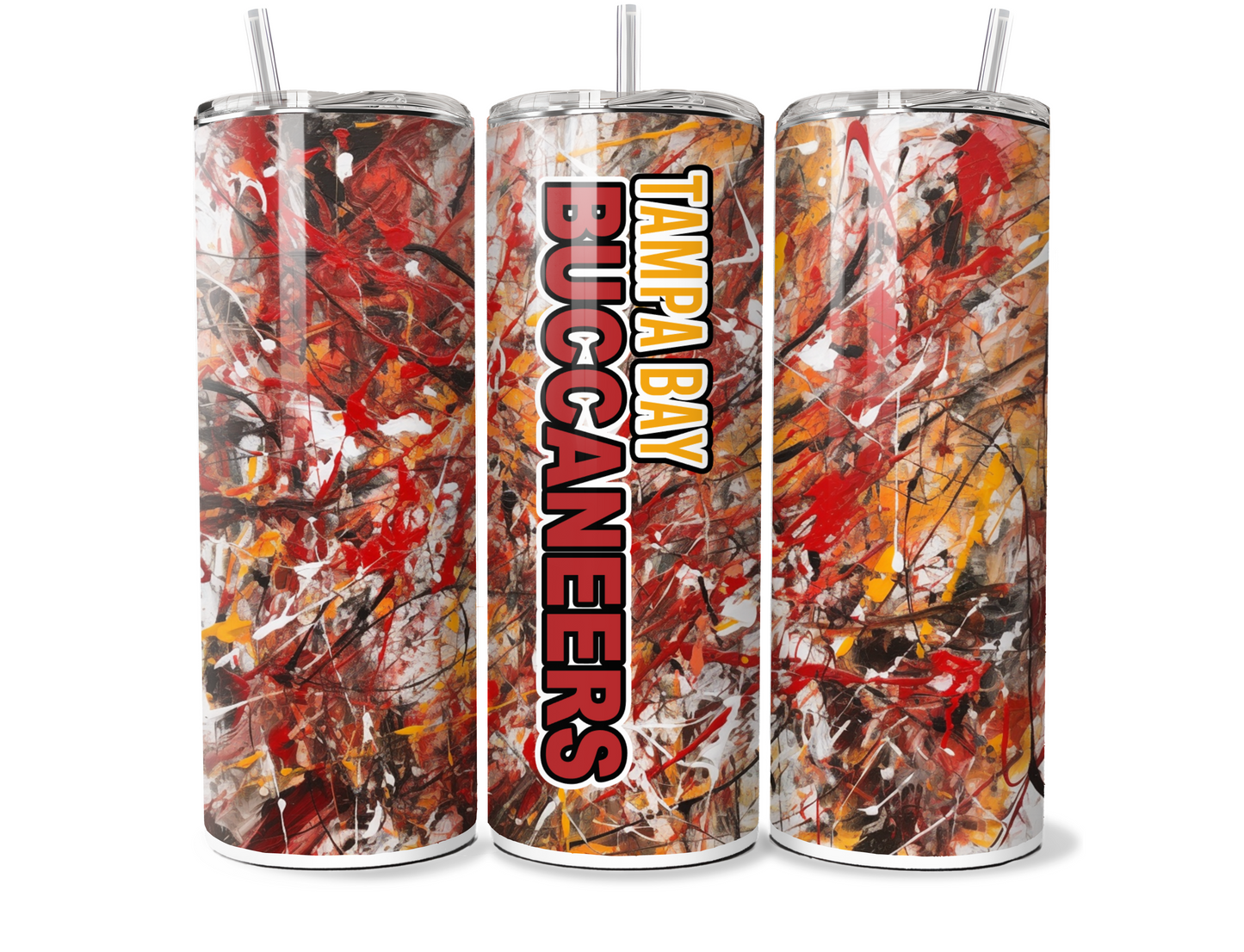 SPLATTAFLAGE FOOTBALL SUBLIMATION TUMBLER WRAPS For 20oz Tumblers