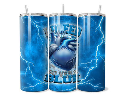 $2 Tuesday ONLY - I BLEED FOOTBALL SUBLIMATION TUMBLER WRAPS