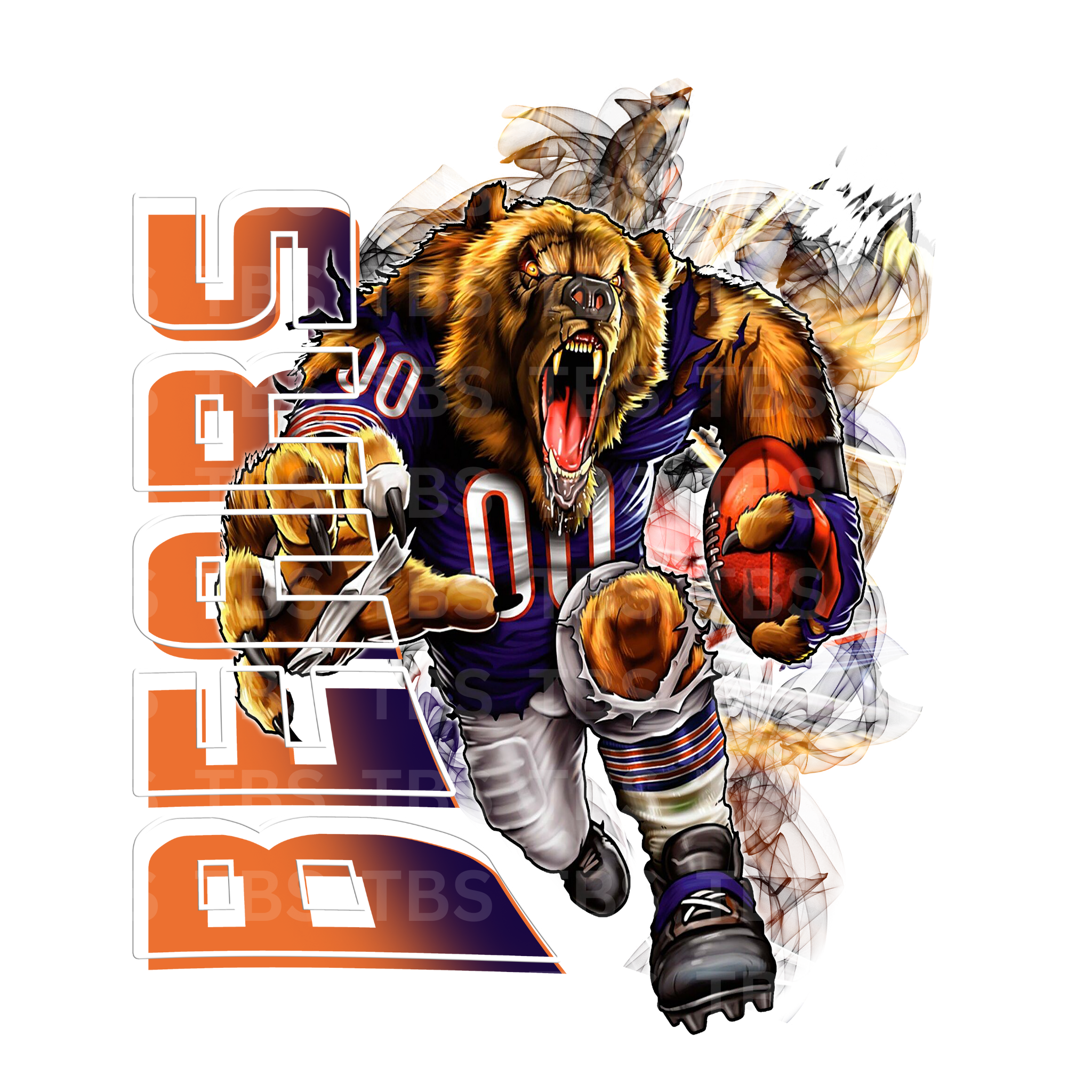 PRO FOOTBALL SUBLIMATION OR DTF T-SHIRT TRANSFERS