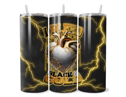 $2 Tuesday ONLY - I BLEED FOOTBALL SUBLIMATION TUMBLER WRAPS