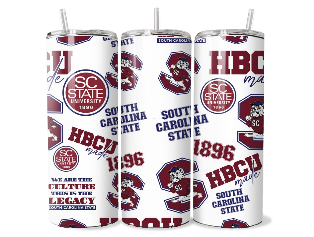 HBCU SUBLIMATION TUMBLER WRAPS  for 20oz Tumblers